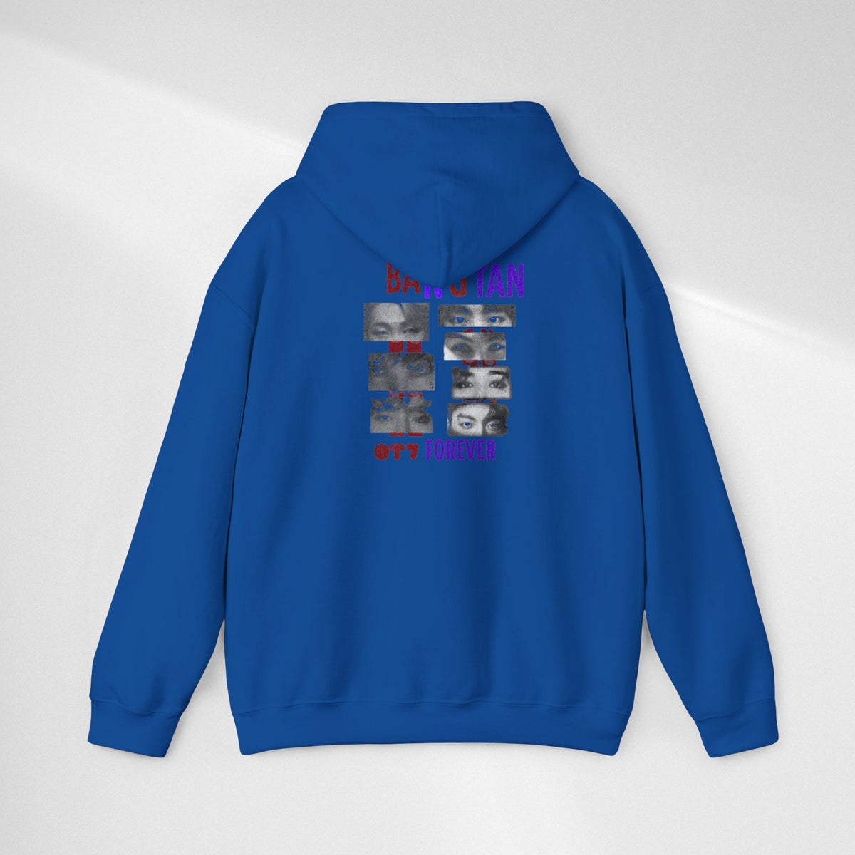 Bangtan Photocollage Hoodie — BTS Eyes Forever Fan Sweatshirt