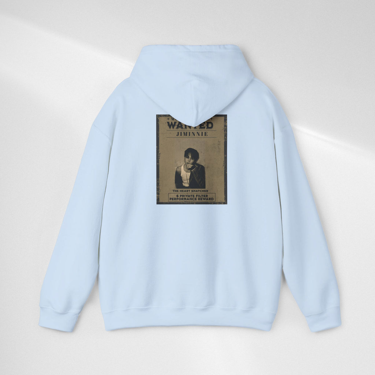 Jimmie Hoodie — "WANTED: Amnesie" Vintage Poster Graphic Hoodie