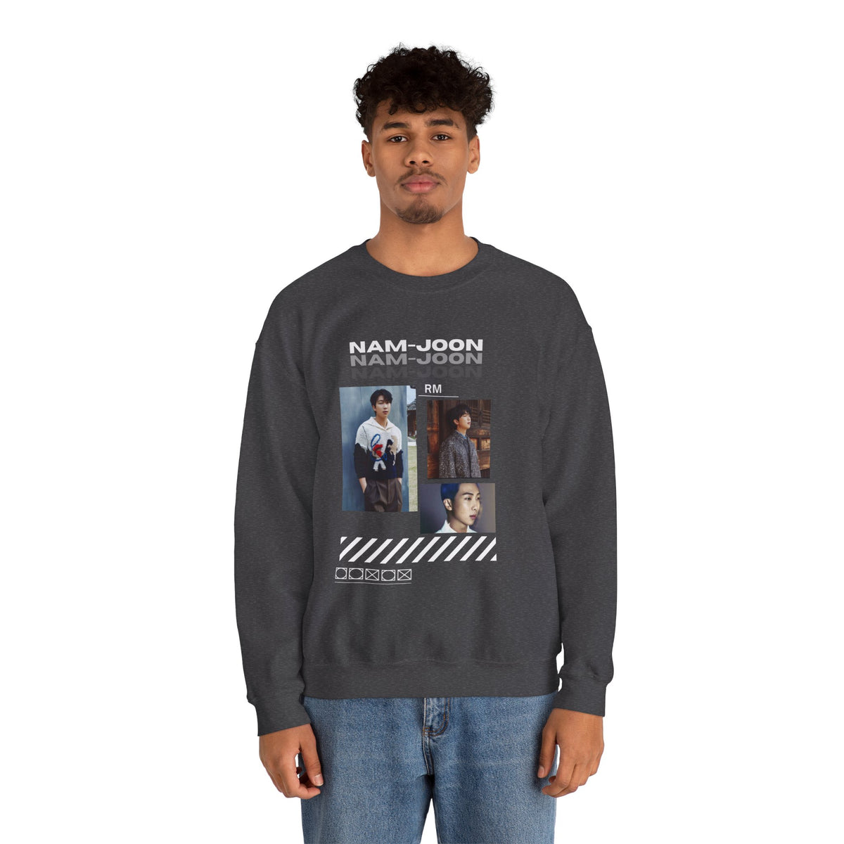 RM (Nam-joon) Photo Collage Crewneck Sweatshirt