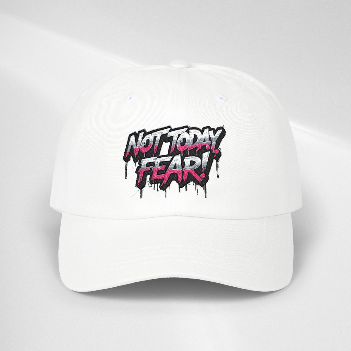 BTS Cap — "Not Today Fear" Embroidered Streetwear Hat