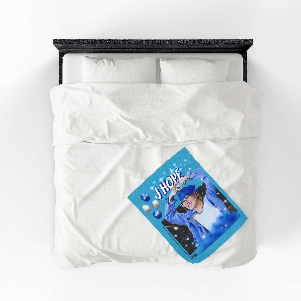 J-Hope Velveteen Plush Blanket - K-Pop Fan Throw