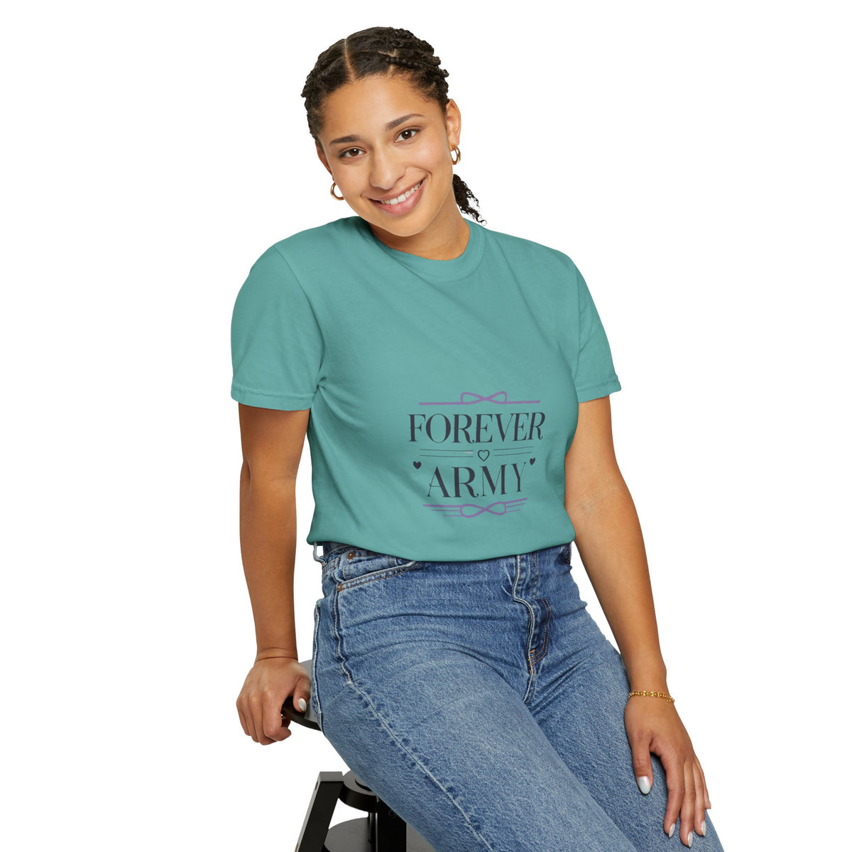 T-Shirt — "Forever Army" Graphic Tee (Military Pride Tribute)