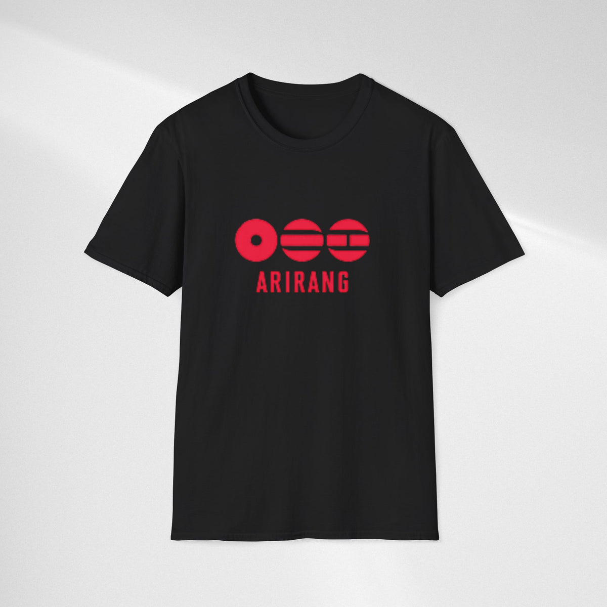 Arirang BTS T-Shirt — Retro Red Logo Tee