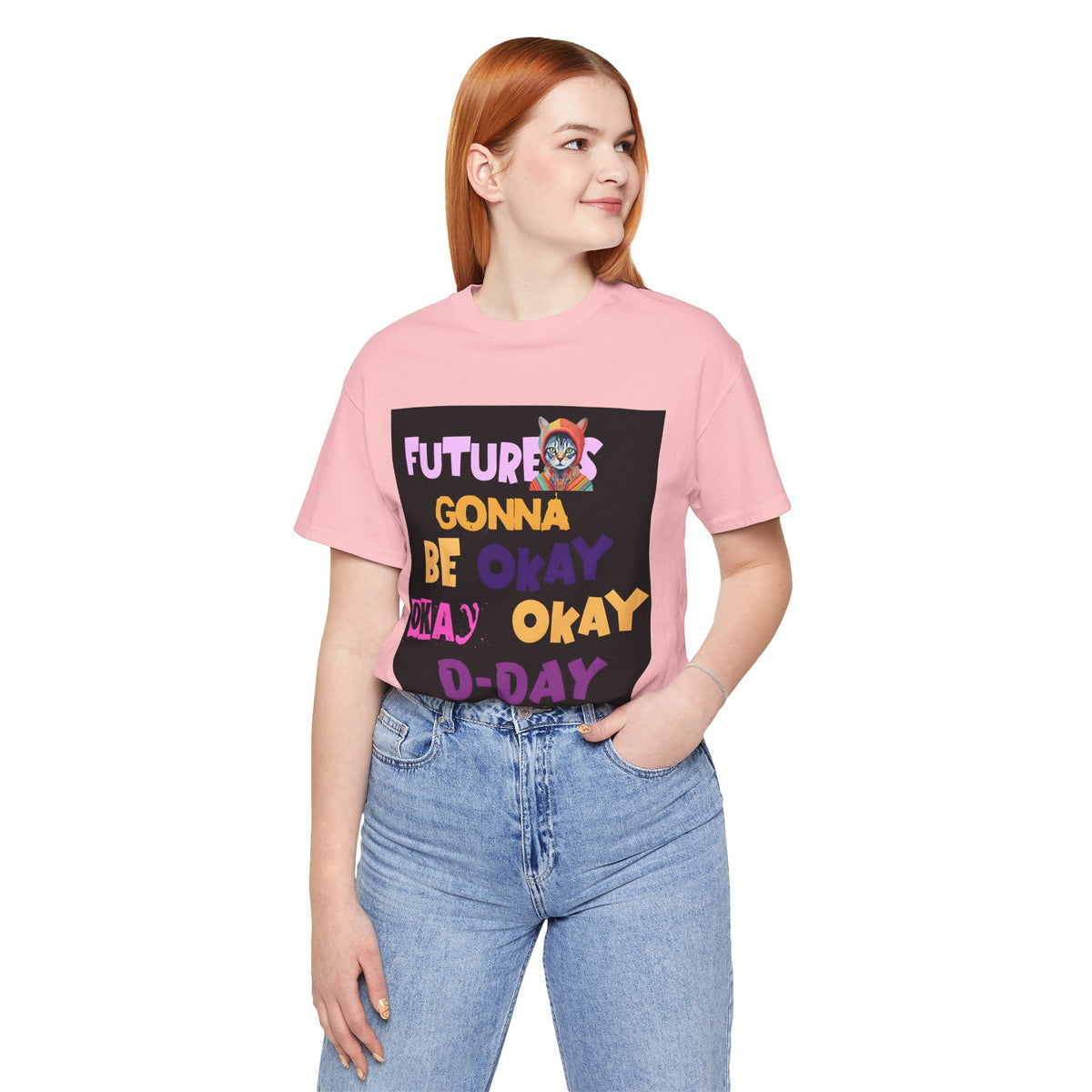 T-Shirt — "Future's Gonna Be Okay" Inspirational Graphic Tee
