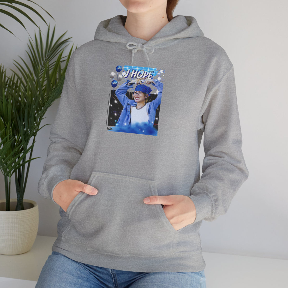 J-Hope 94 Blue Graphic Hoodie
