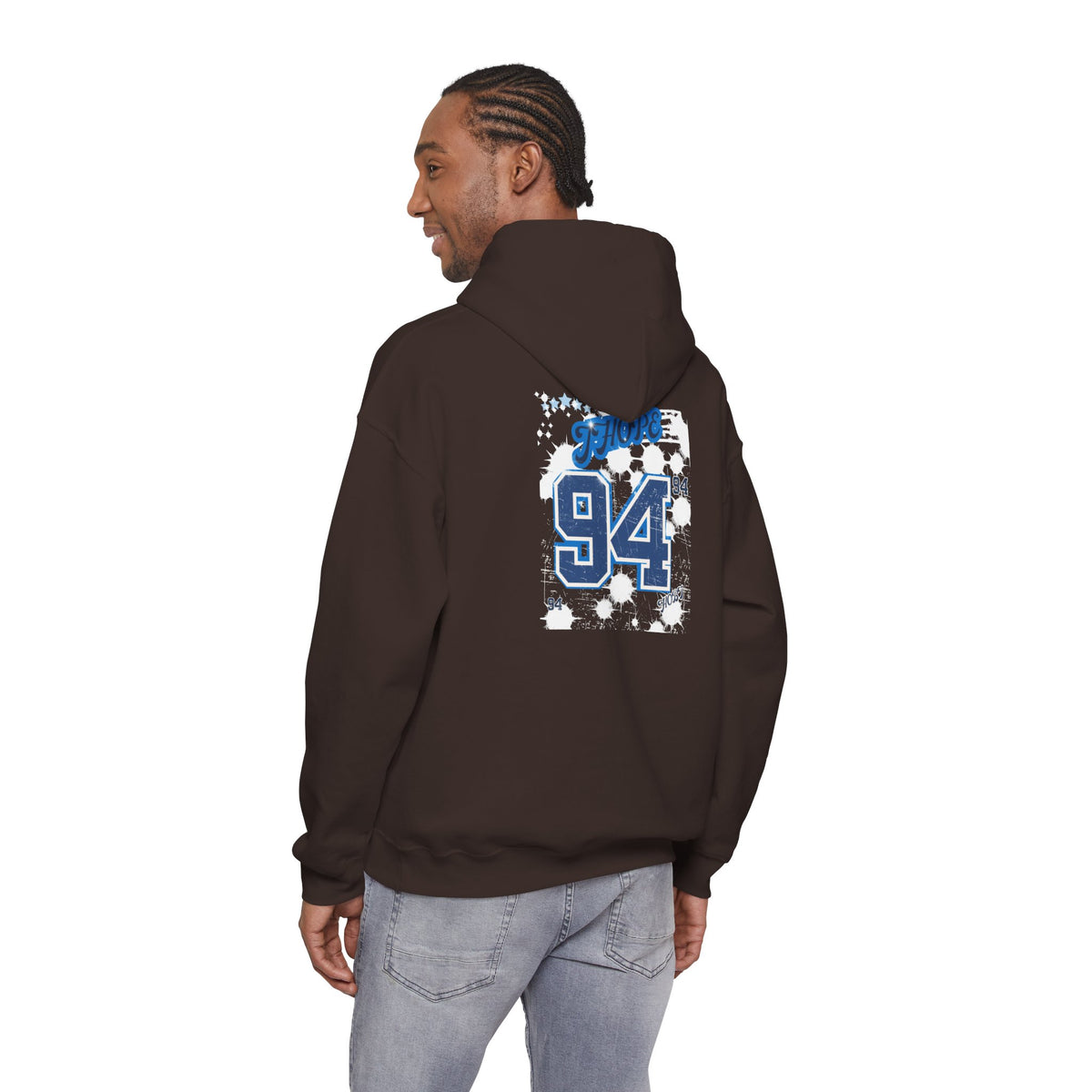 J-Hope 94 Blue Graphic Hoodie