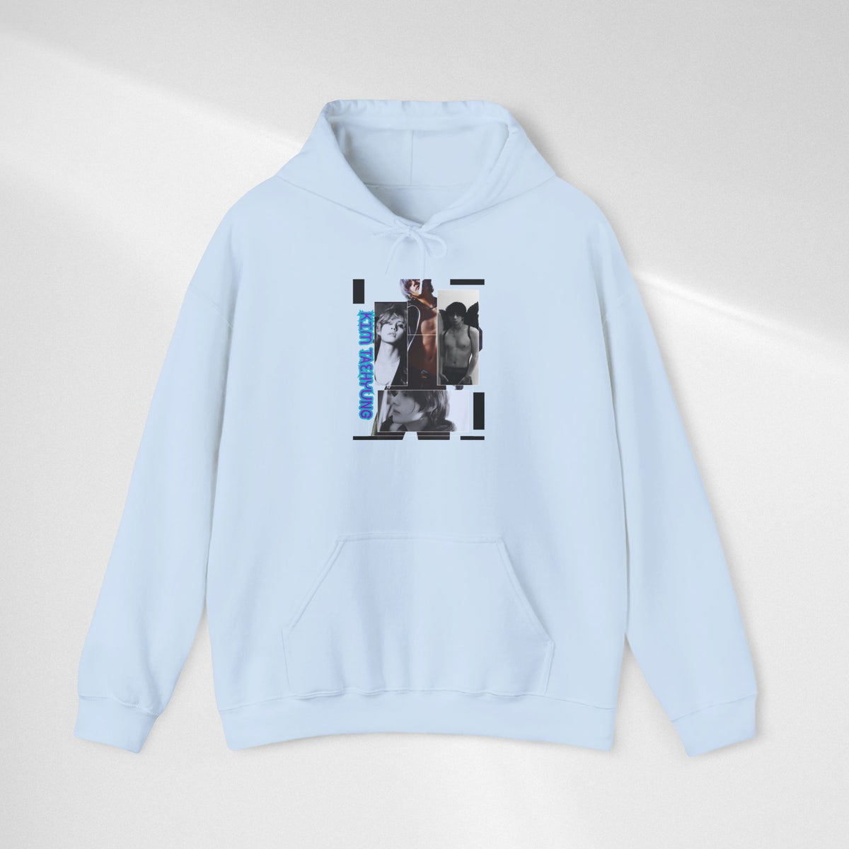 Graphic Hoodie — Photo Collage Streetwear "KIM TAEHYUNG"