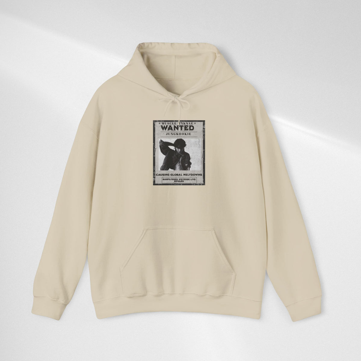 Hoodie - Vintage 'Wanted' Poster Graphic Pullover