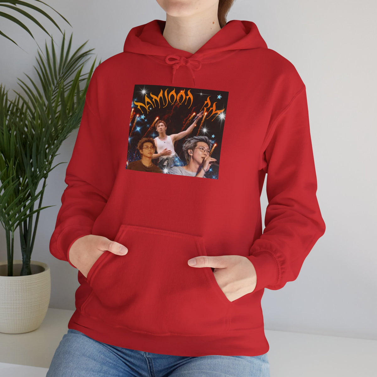 RM Photo Hoodie — Custom Back Number "94" Music Fan Pullover