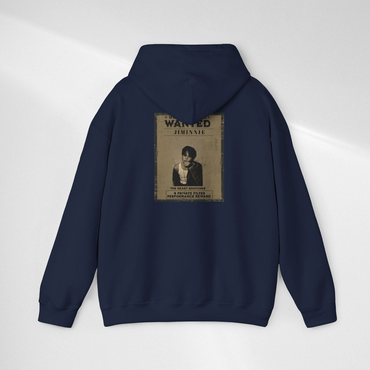 Jimmie Hoodie — "WANTED: Amnesie" Vintage Poster Graphic Hoodie
