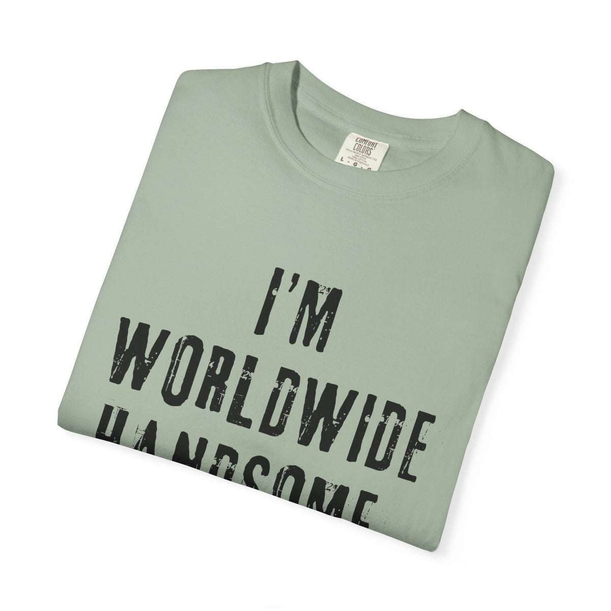 Worldwide Handsome T-Shirt — "I'm Worldwide Handsome, You Know?" Funny Graphic Tee