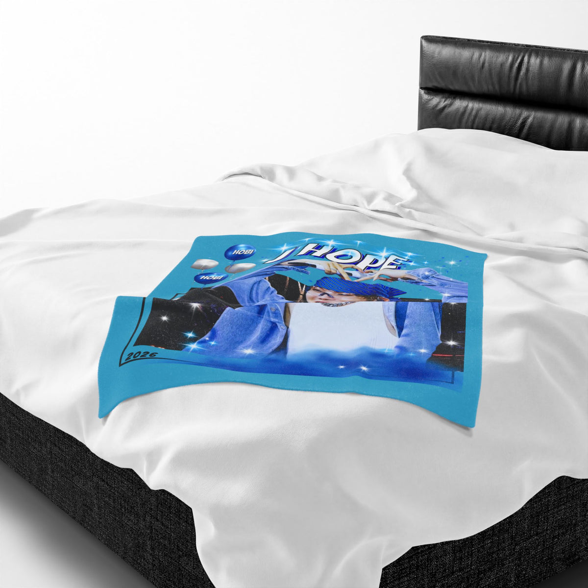 J-Hope Velveteen Plush Blanket - K-Pop Fan Throw