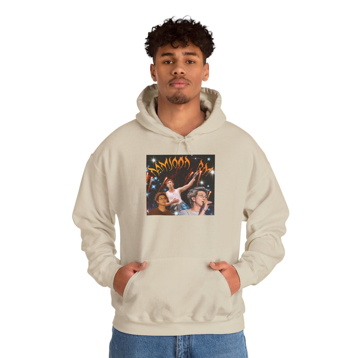 RM Photo Hoodie — Custom Back Number "94" Music Fan Pullover