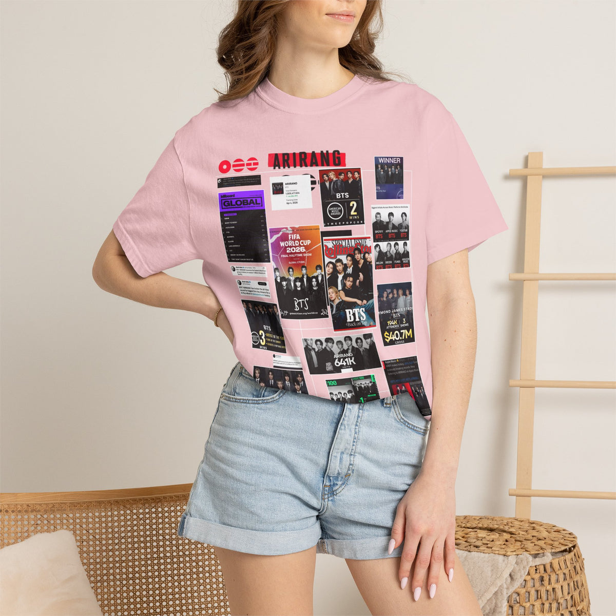 BTS Wins Collage T-Shirt — BTS Moments Graphic Tee