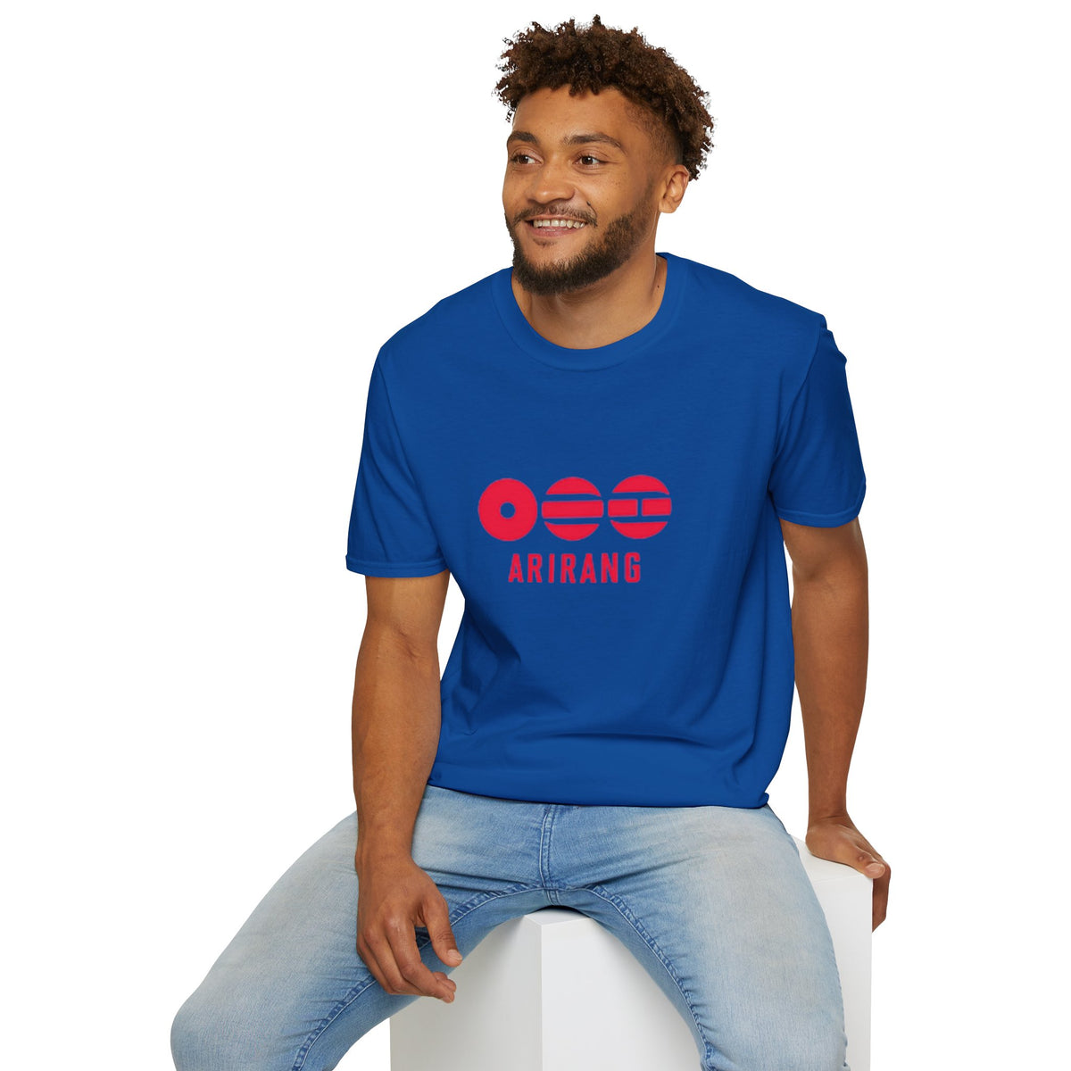Arirang BTS T-Shirt — Retro Red Logo Tee