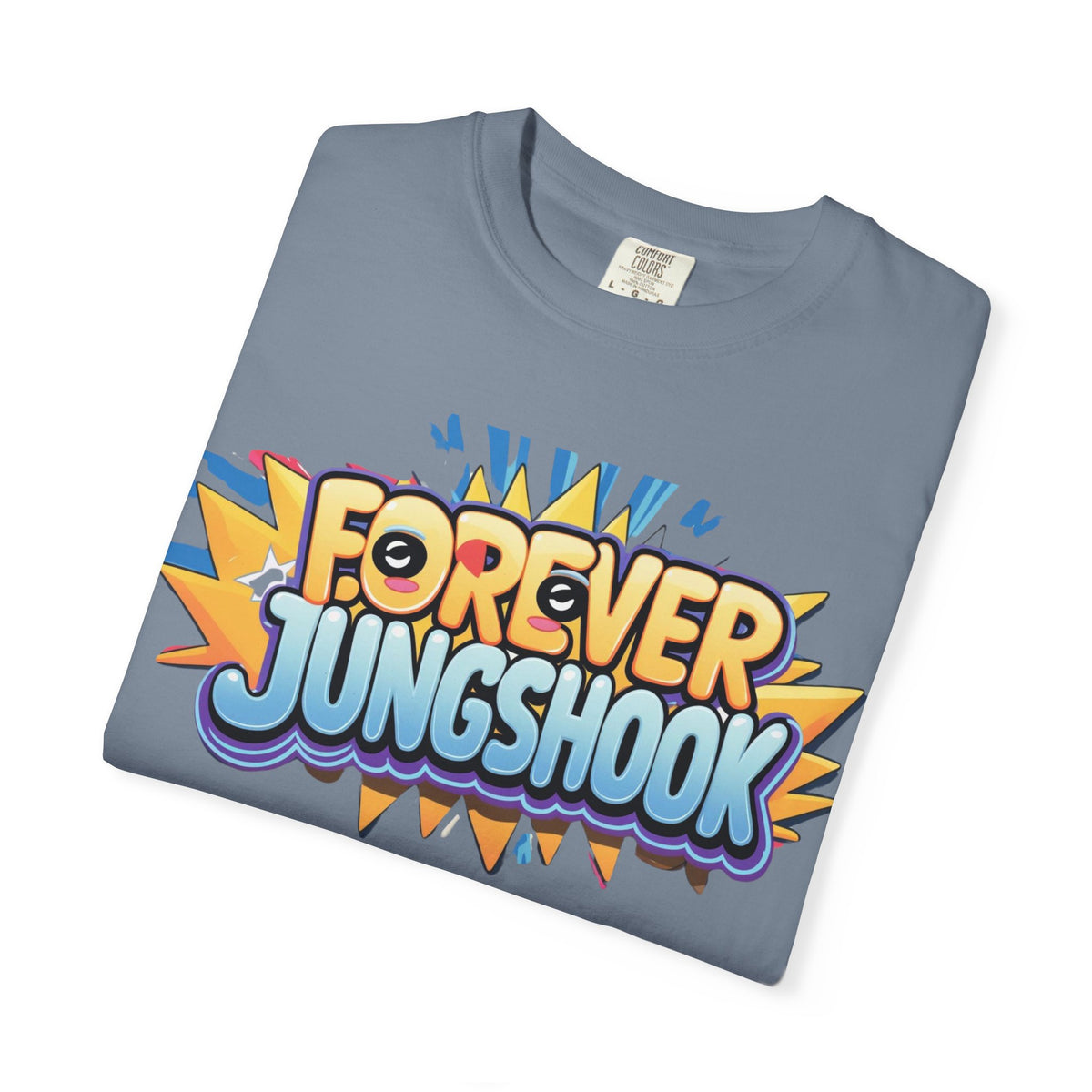 Forever Jungshook T-Shirt — Colorful Fan Graphic Tee
