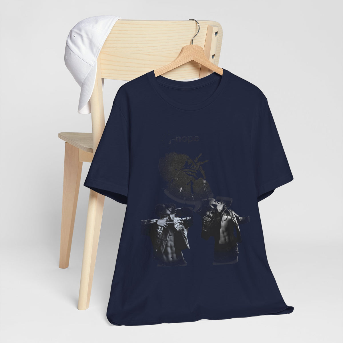 J HOPE T-Shirt — Grunge Black & White Band Photo Tee (Hope)