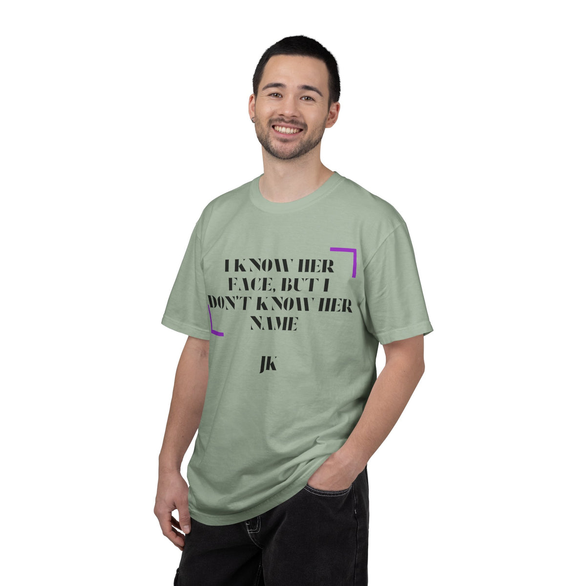 T-Shirt — “I Know Her Face, But I Don’t Know Her Name” Graphic Tee