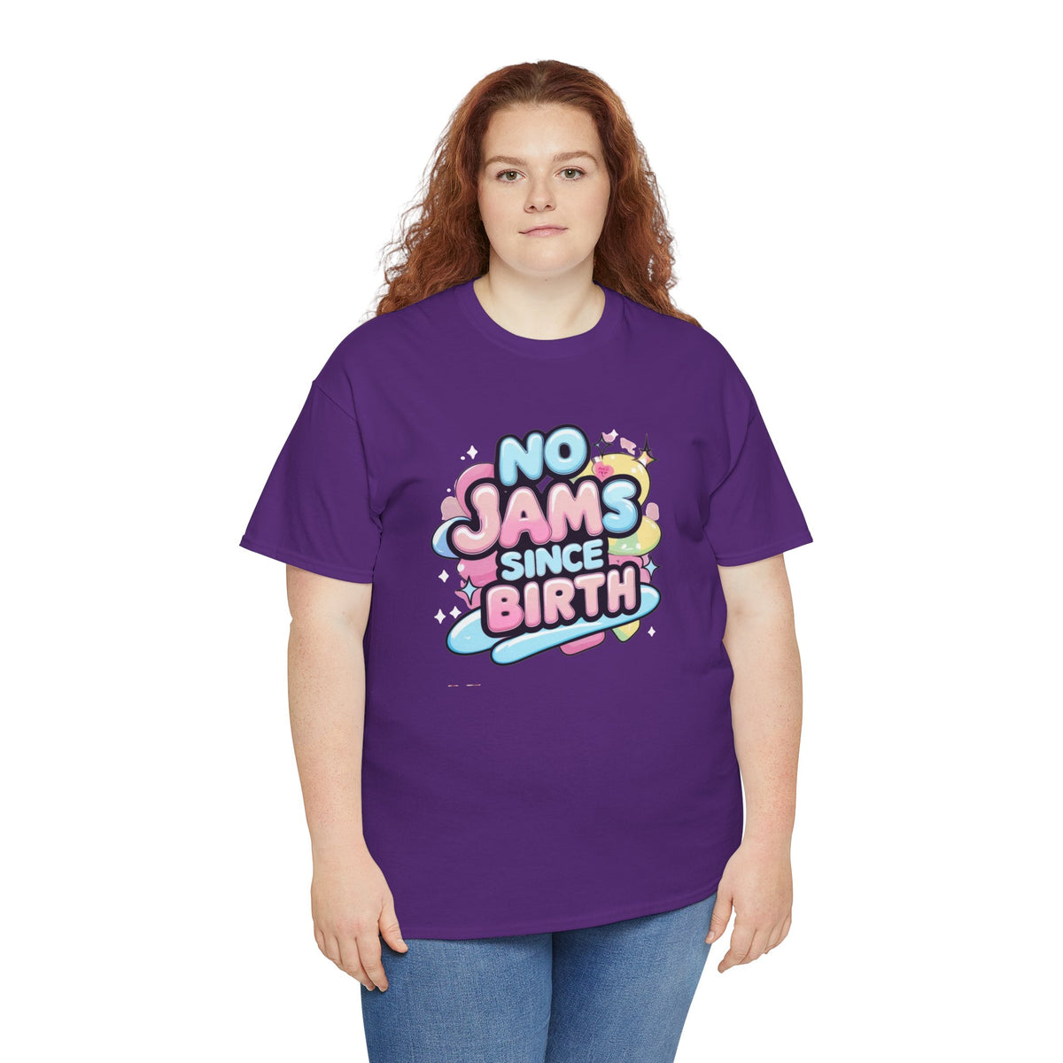 No Jams Since Birth T-Shirt — Cute Pastel Graphic Tee