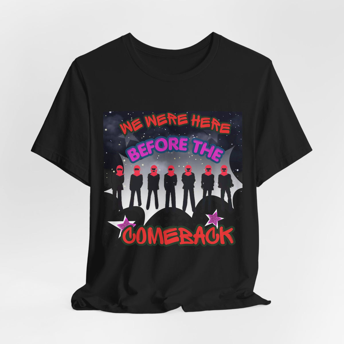 BTS The Comeback T-Shirt – Retro Silhouette Music Tee