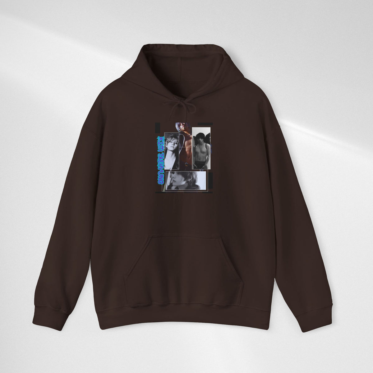 Graphic Hoodie — Photo Collage Streetwear "KIM TAEHYUNG"