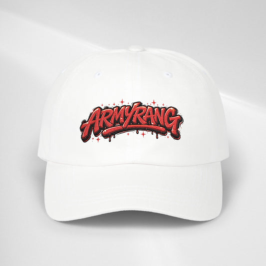 Armyrang Red Graffiti BTS Cap