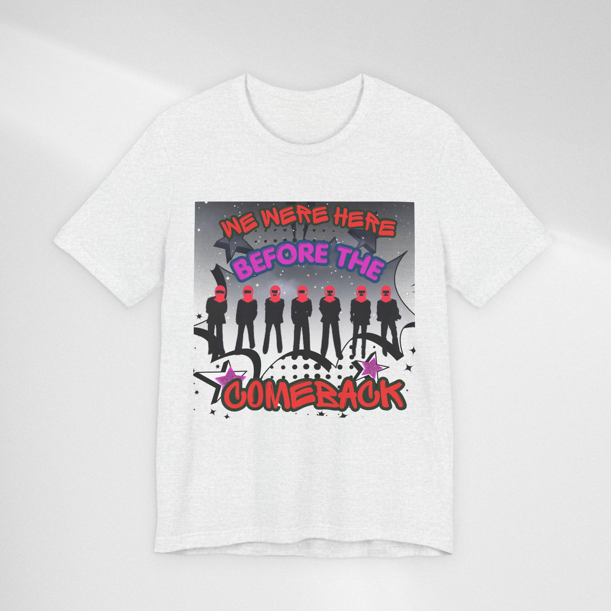 BTS The Comeback T-Shirt – Retro Silhouette Music Tee