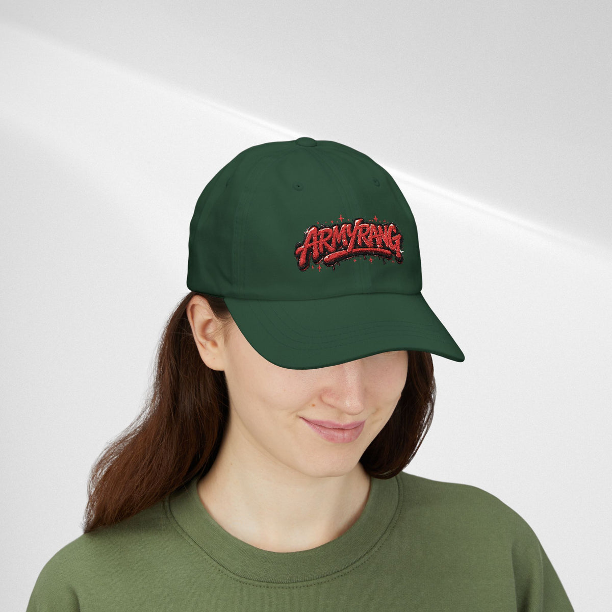 Armyrang Red Graffiti BTS Cap