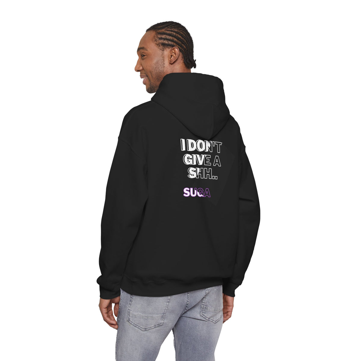 Graphic Hoodie — "I Don't Give a Sh... Suga" Bold Streetwear Pullover