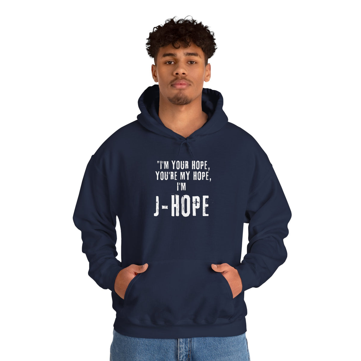 J-Hope Quote Hoodie — "I'm Your Hope, You're My Hope" K-Pop Pullover