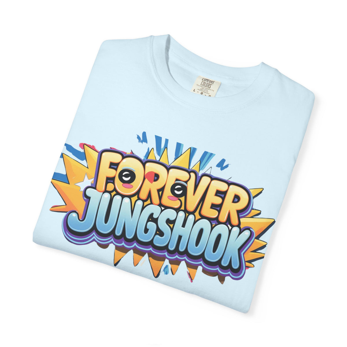 Forever Jungshook T-Shirt — Colorful Fan Graphic Tee