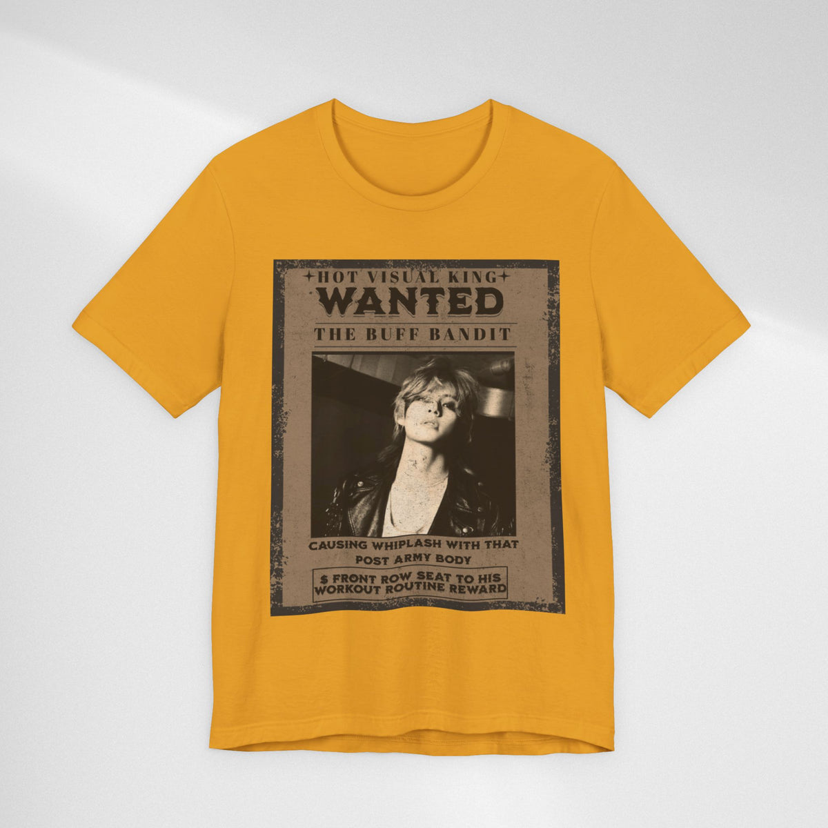 T-Shirt - 'WANTED: The Buff Bandit' Vintage Poster Tee