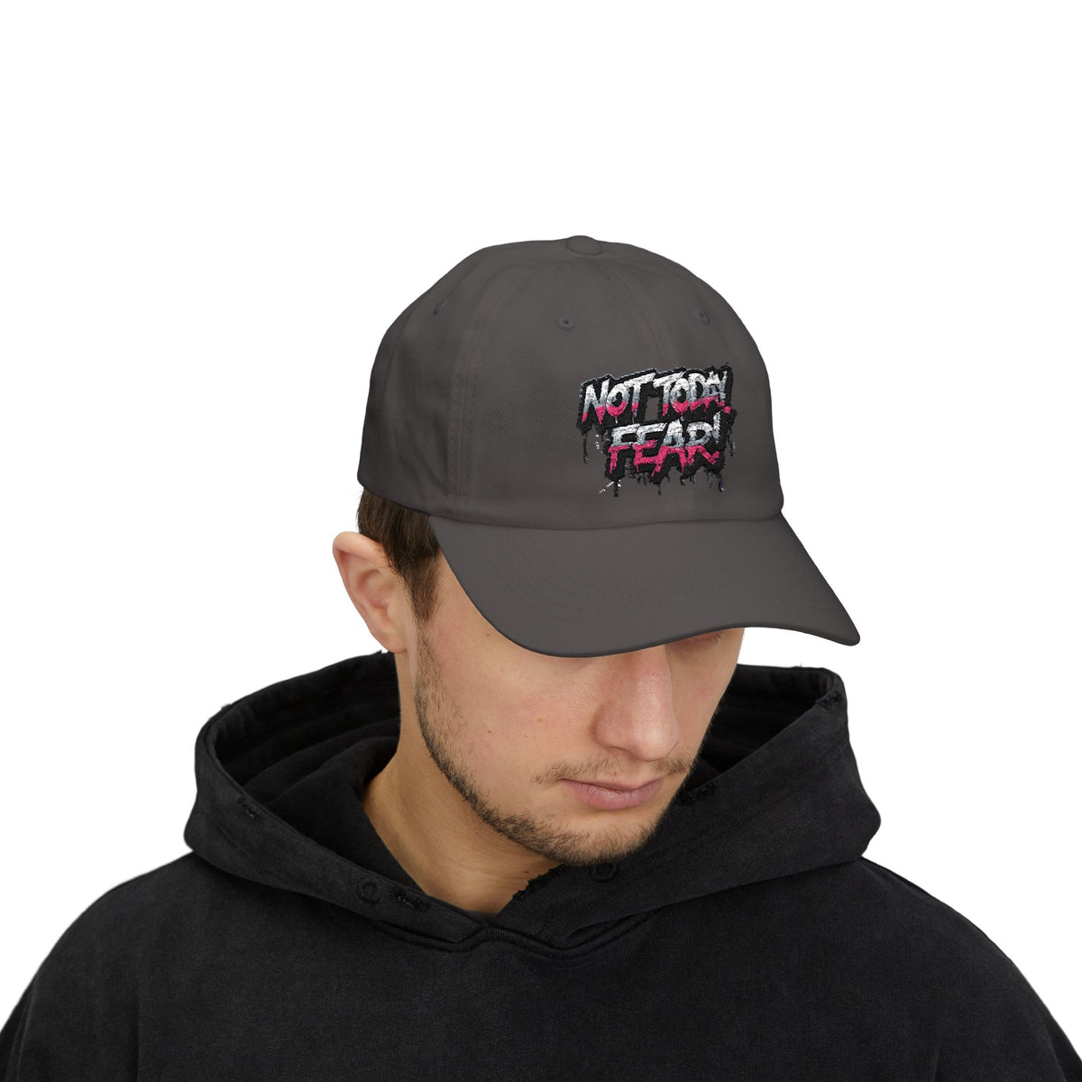 BTS Cap — "Not Today Fear" Embroidered Streetwear Hat