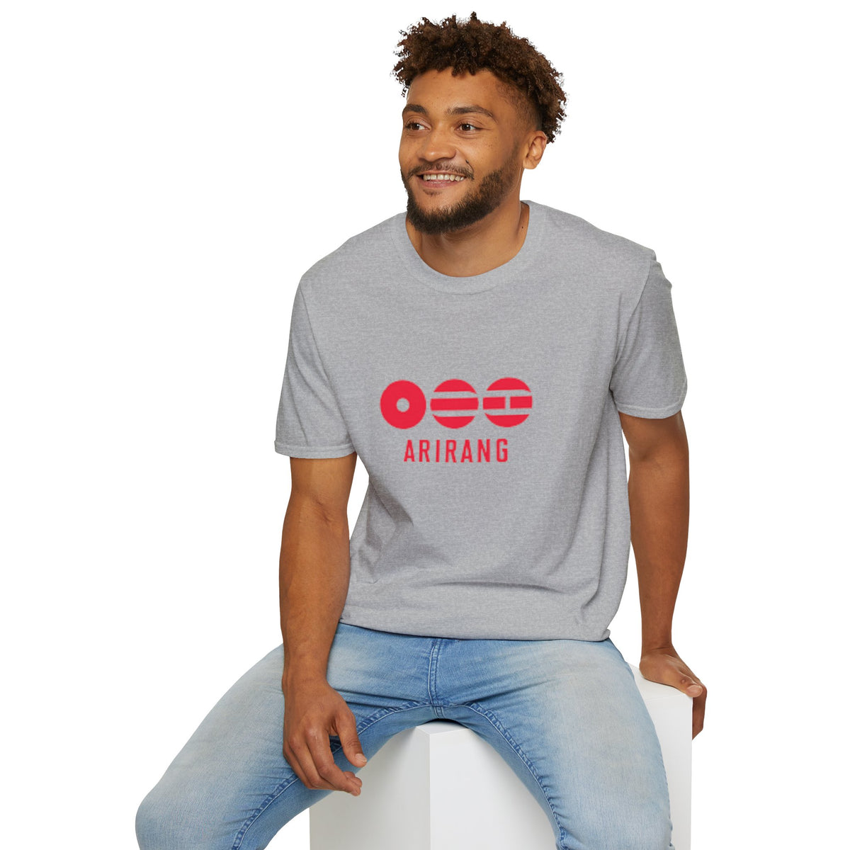 Arirang BTS T-Shirt — Retro Red Logo Tee