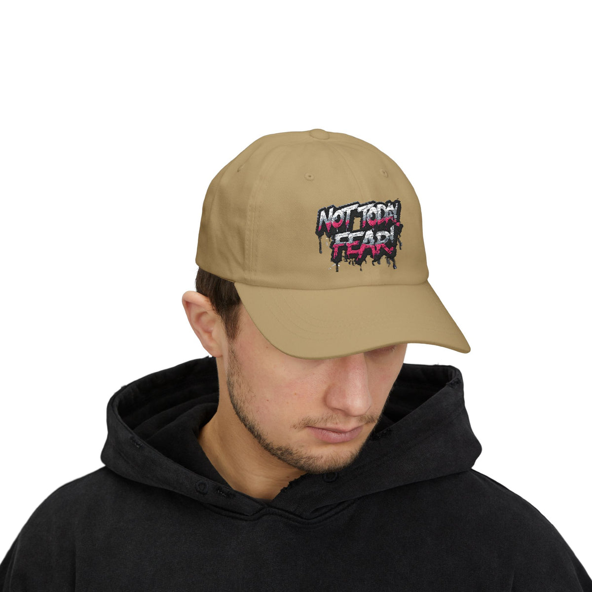 BTS Cap — "Not Today Fear" Embroidered Streetwear Hat