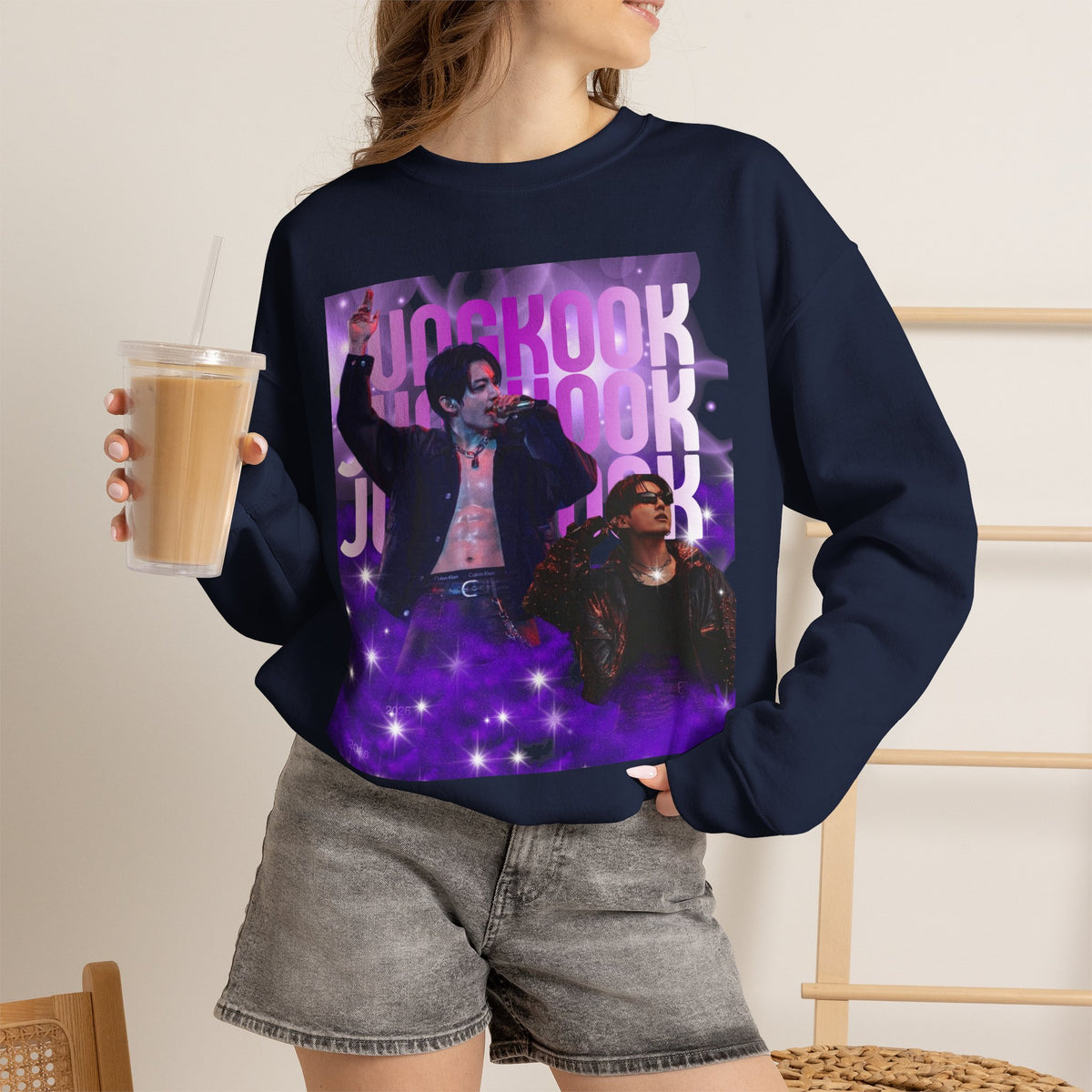 Jungkook 97 Crewneck Sweatshirt — K-Pop Fan Sweatshirt