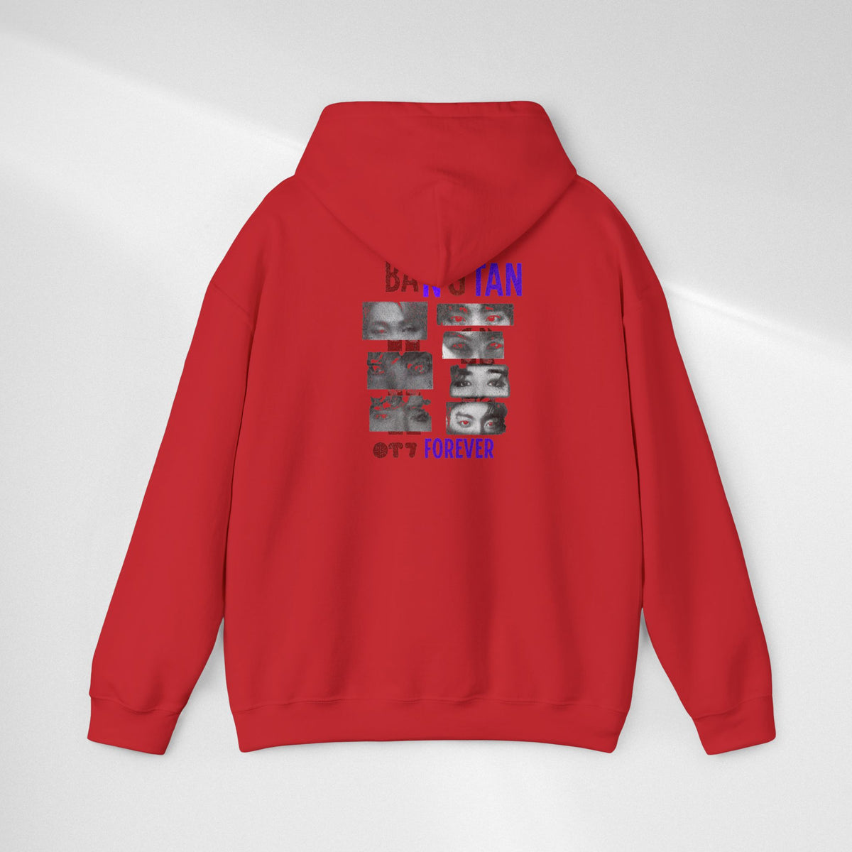 Bangtan Photocollage Hoodie — BTS Eyes Forever Fan Sweatshirt