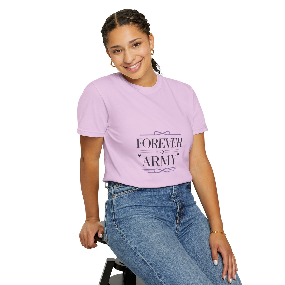 T-Shirt — "Forever Army" Graphic Tee (Military Pride Tribute)