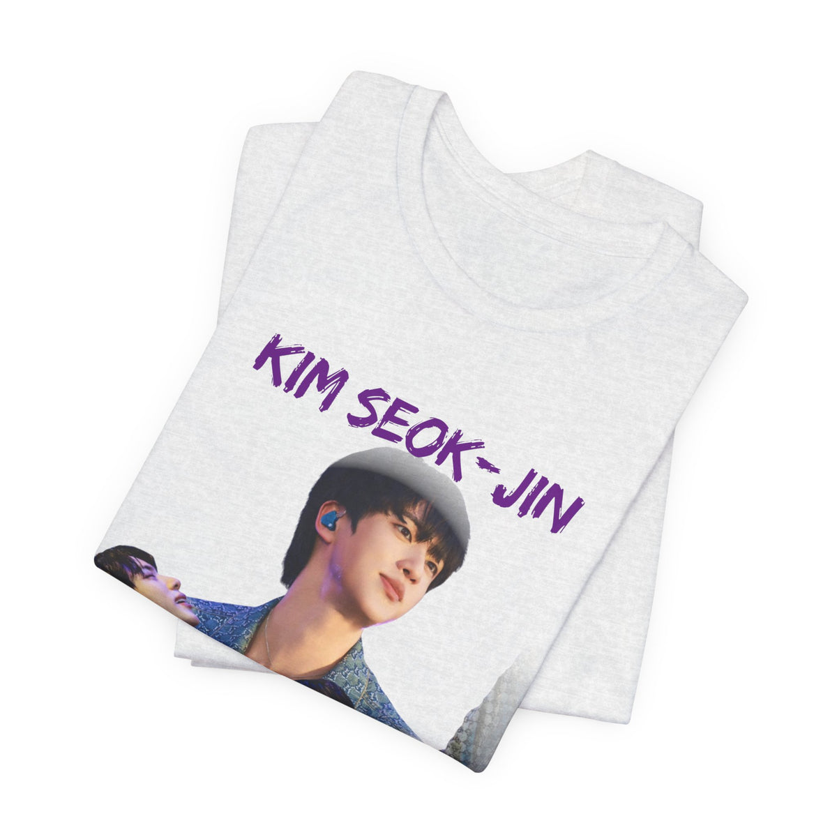 Jin (Kim Seok-jin) Fan Tee — K‑Pop BTS Portrait Graphic T‑Shirt