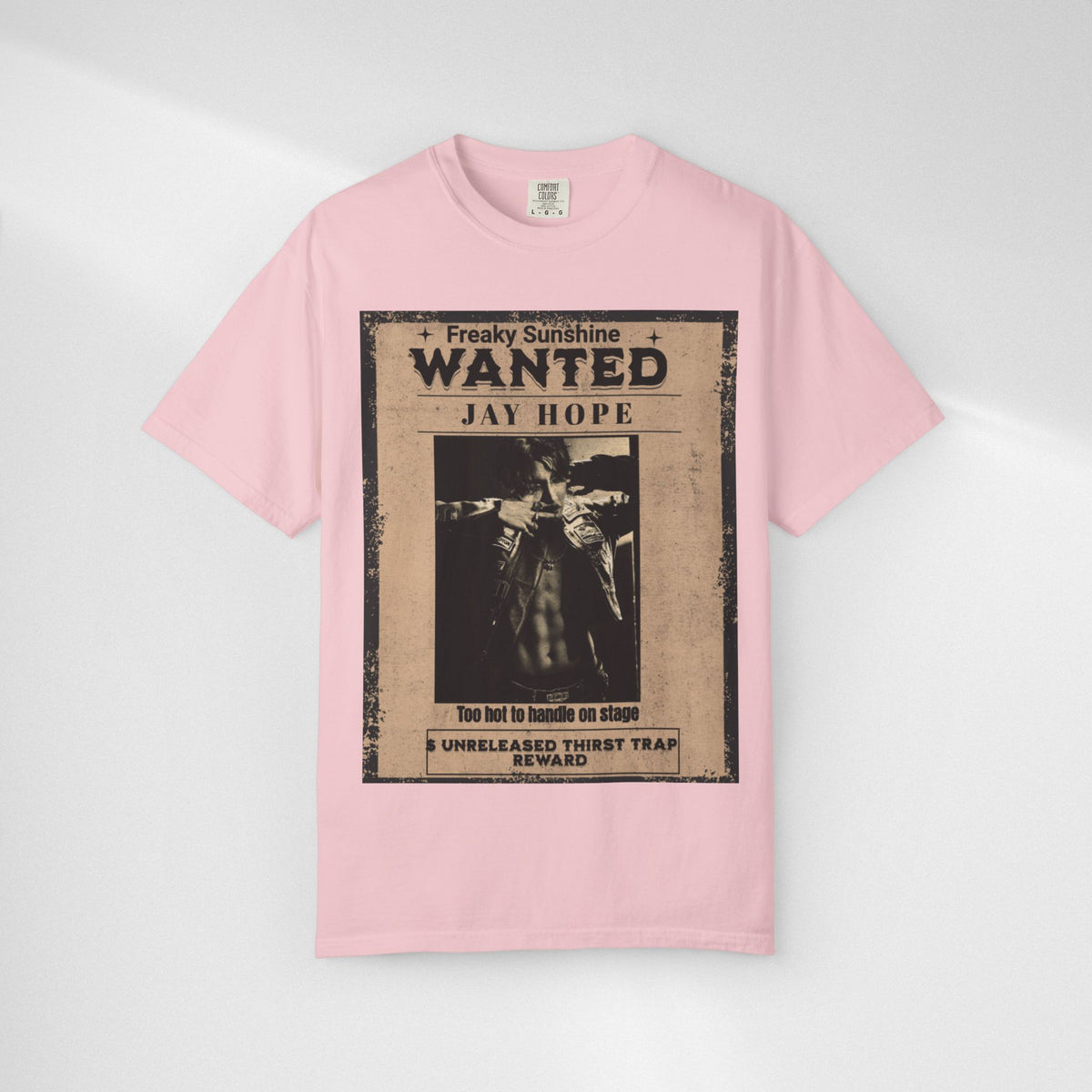 Wanted Poster Graphic T-Shirt — "Freaky Sunshine: Jay Hope" Vintage Style