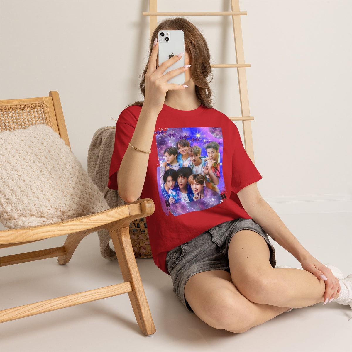 BTS Galaxy Photo Tee