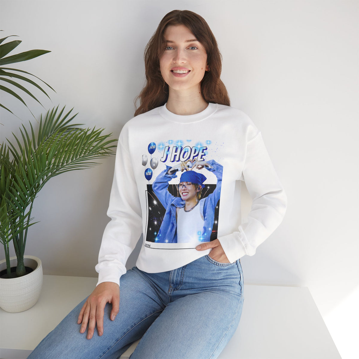J-Hope 94 Photo Crewneck Sweatshirt — K-Pop BTS Fan Pullover