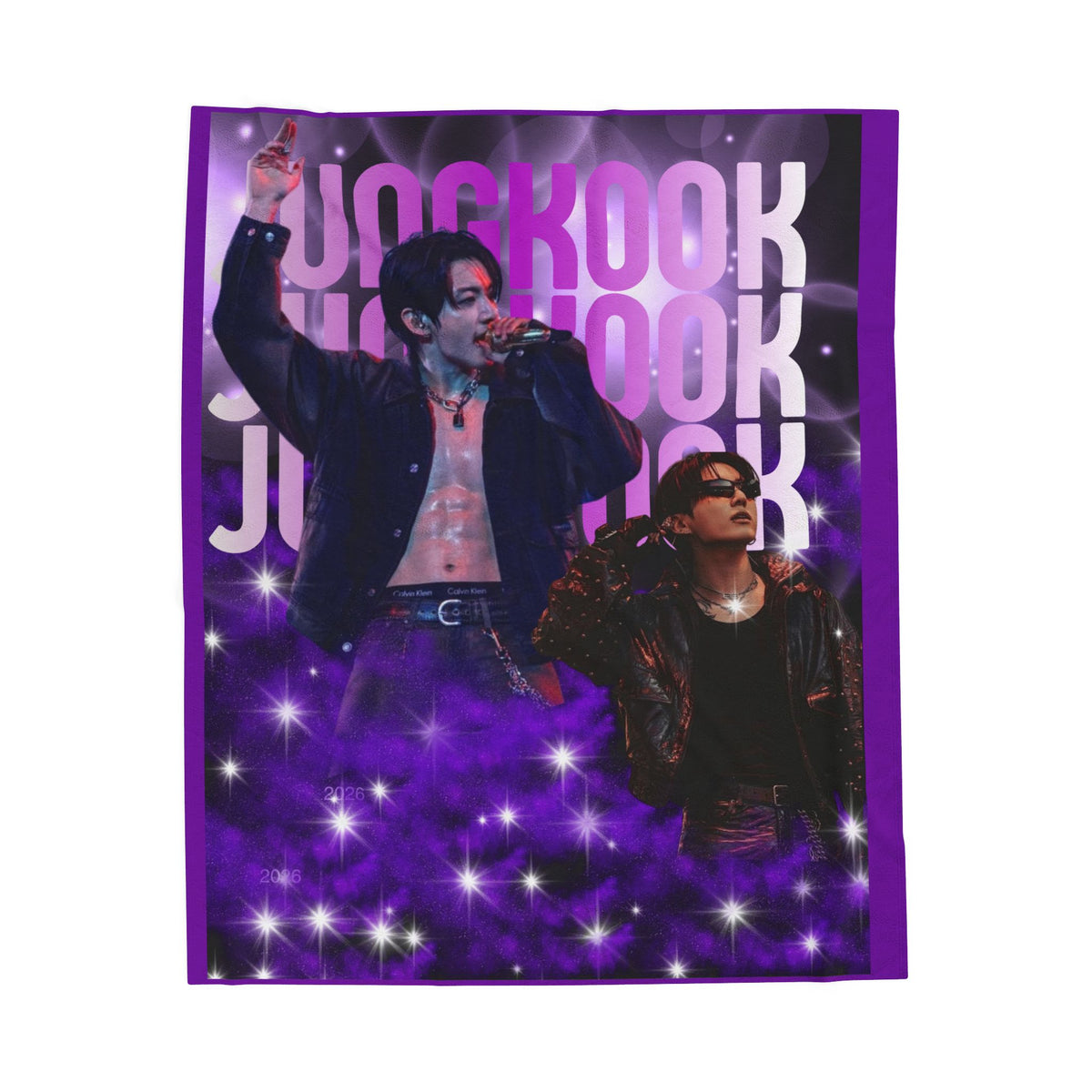 Jungkook Velveteen Plush Blanket