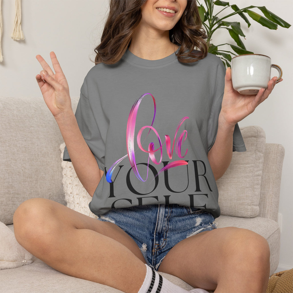 Love Yourself Tee – Inspirational Self-Love Graphic T-Shirt