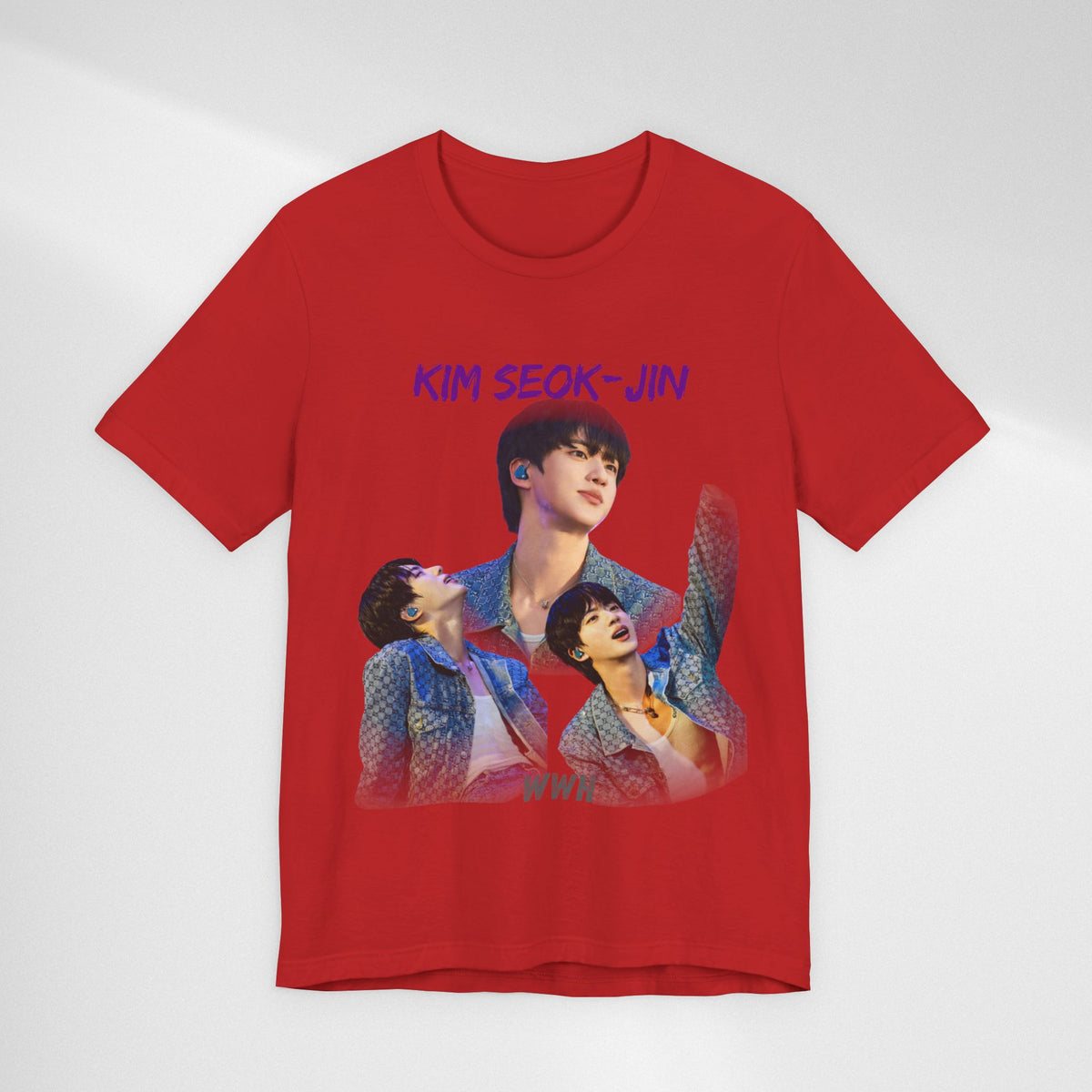 Jin (Kim Seok-jin) Fan Tee — K‑Pop BTS Portrait Graphic T‑Shirt