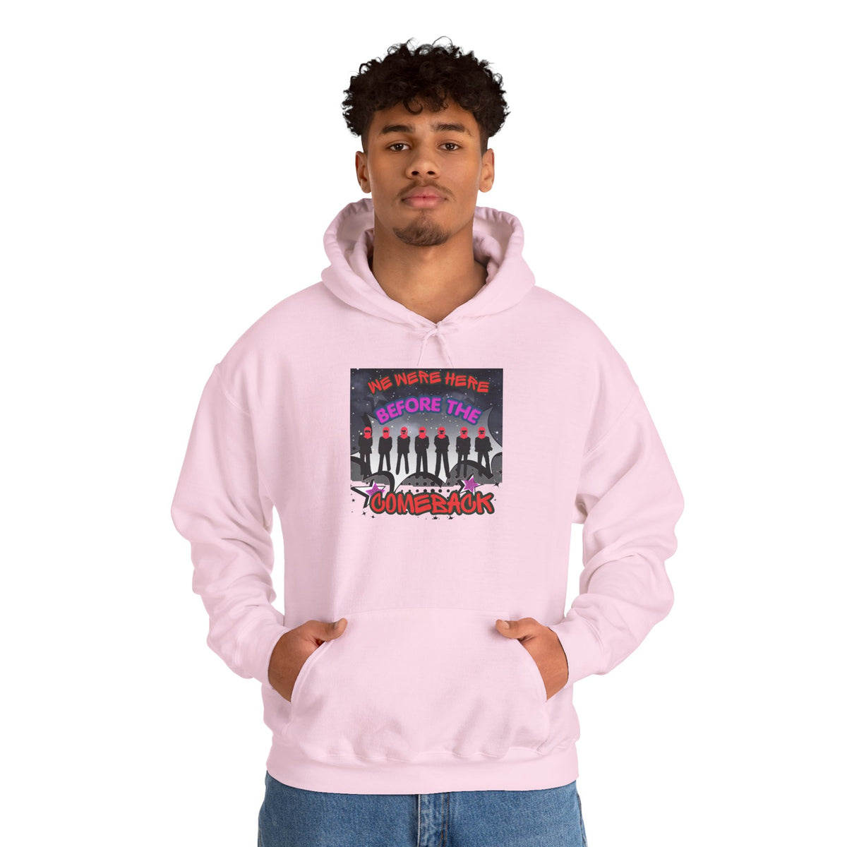 Hoodie — BTS  The Comeback" Retro Space Silhouette Hoodie