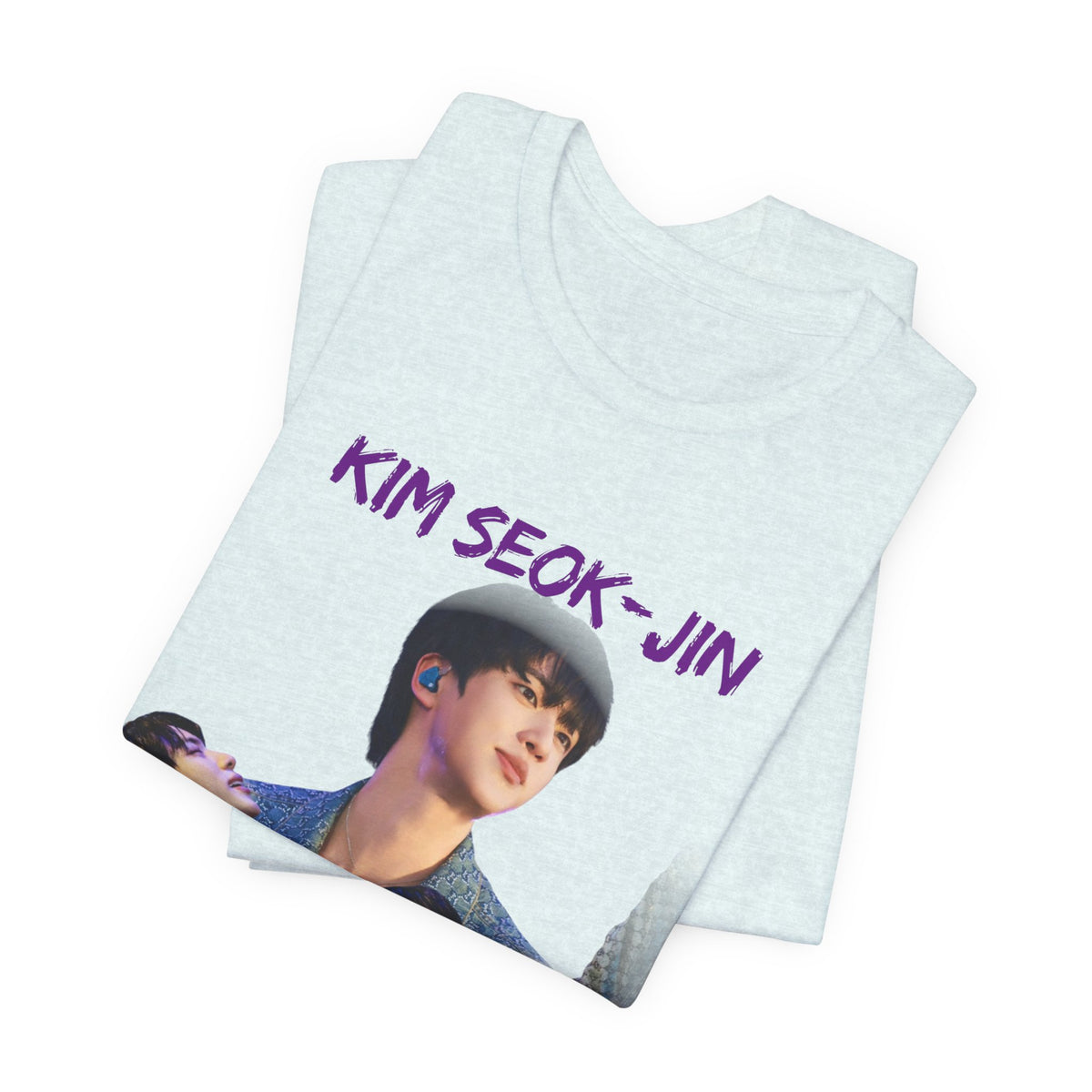 Jin (Kim Seok-jin) Fan Tee — K‑Pop BTS Portrait Graphic T‑Shirt