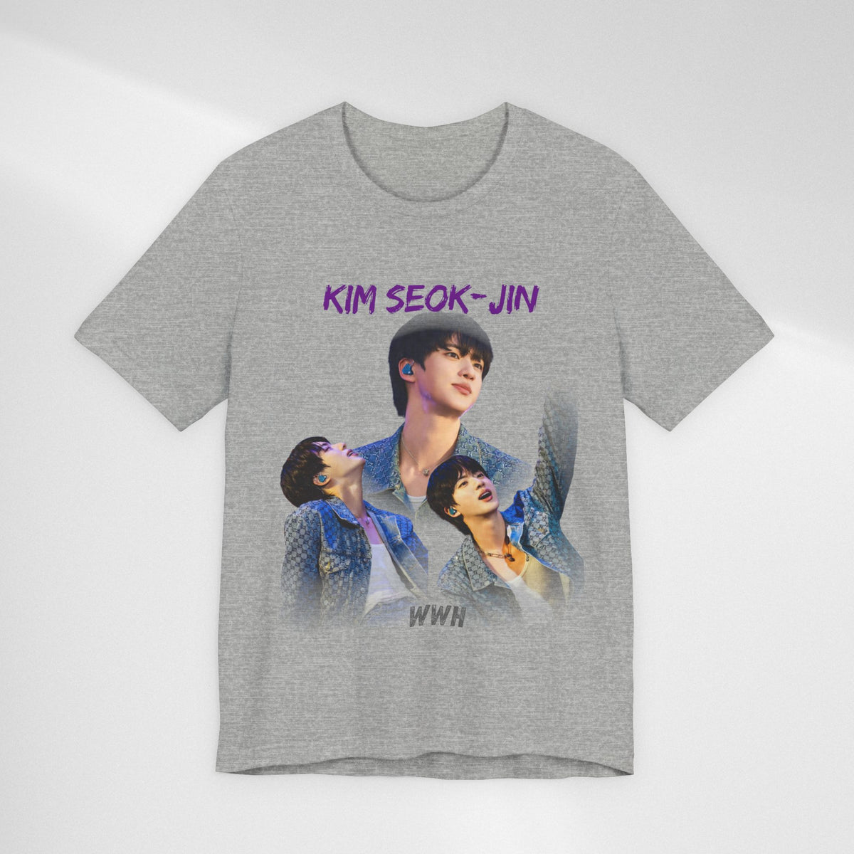 Jin (Kim Seok-jin) Fan Tee — K‑Pop BTS Portrait Graphic T‑Shirt