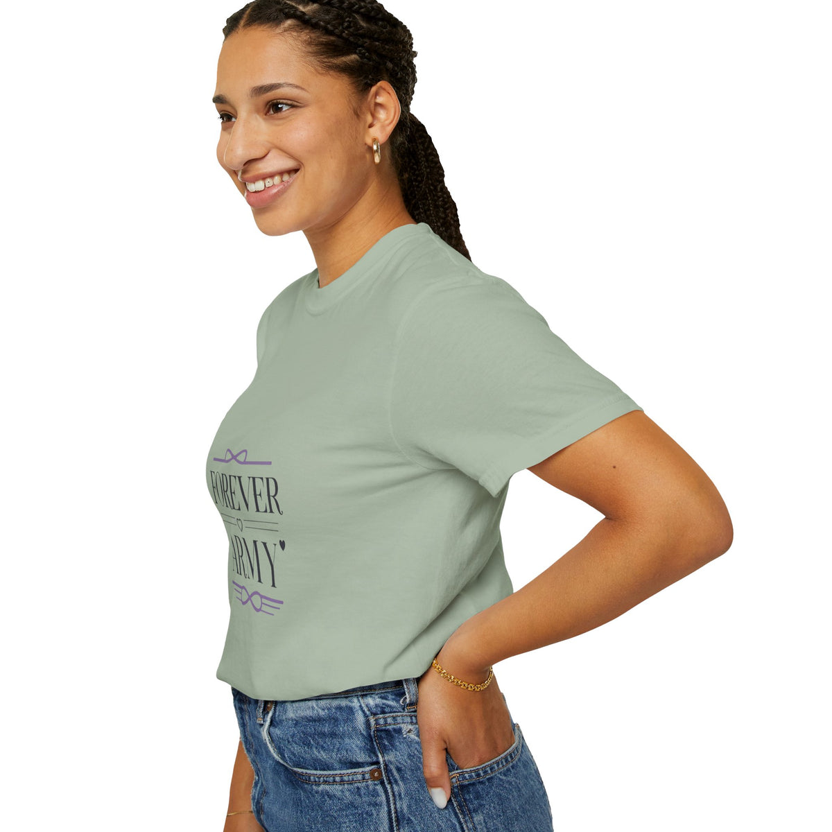 T-Shirt — "Forever Army" Graphic Tee (Military Pride Tribute)