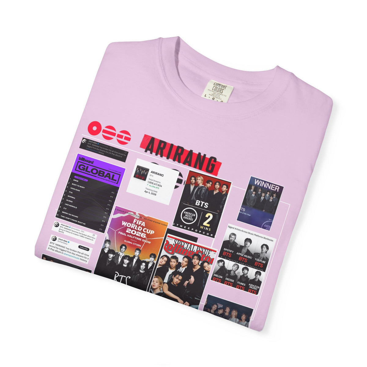 BTS Wins Collage T-Shirt — BTS Moments Graphic Tee
